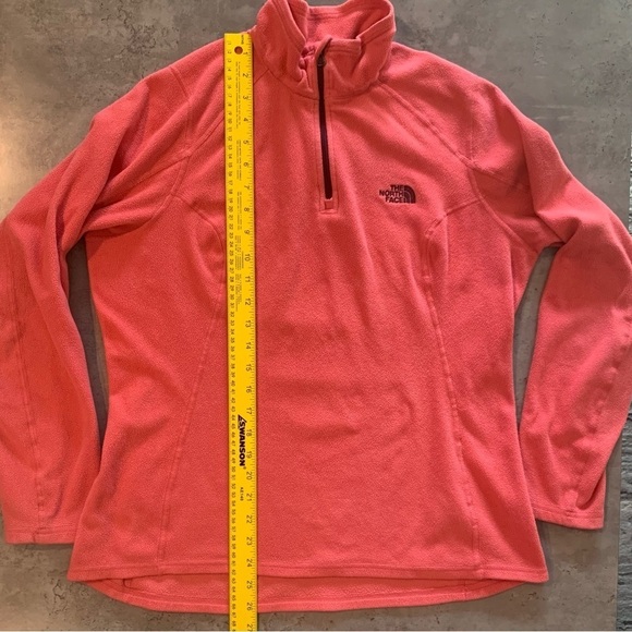 Vintage The North Face 1/4 Zip Fleece Sweatshirt,  Size L - Picture 4 of 10